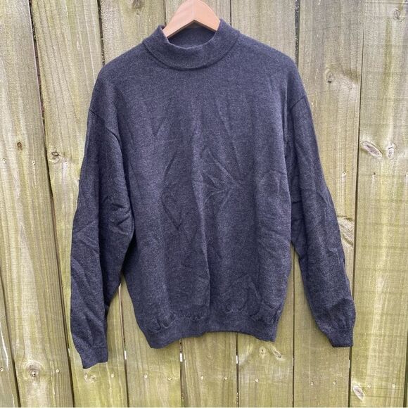 Pronto Uomo Merino Wool Sweater Gray XXL Pullover Luxury - Picture 1 of 3